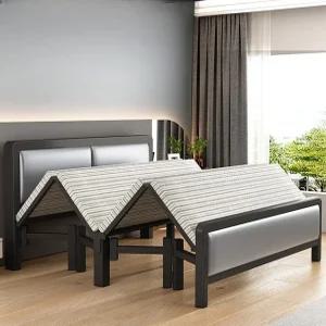 라꾸라꾸 2인용 사무실 침대 휴게용 접이식 퀸사이즈 뉴 싱글 접는침대 온열매트 온열