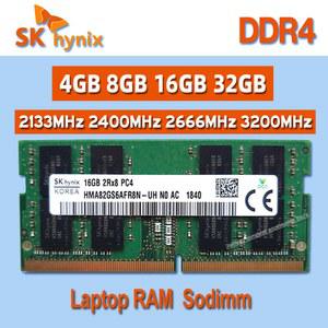 SK 하이닉스 RAM DDR4 노트북 메모리 4GB 8GB 16GB 32GB 213 Hz 2400MHz 2666MHz 3200MHz 1Rx8 2Rx8 1Rx16 PC4 2133P 2400T 2666V 3200AA