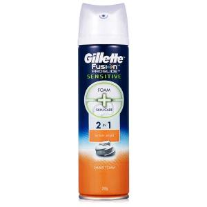 질레트 퓨전 프로글라이드 센서티브 액티브 스포츠 폼 245ml 1개