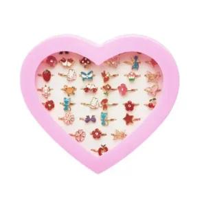 반지 인싸 500 아동 36입 큐빅 캐릭터 우정반지 칭찬반지 학원 단체선물