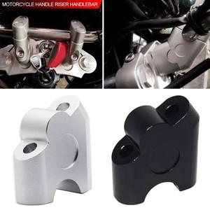 2Pcs 범용 바이크 오토바이 핸들 라이저 22mm 바 클램프 마운트 백 이동 어댑터