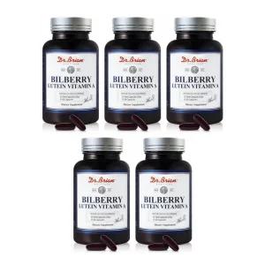 닥터브라이언 빌베리 루테인 비타민A 마리골드꽃 추출물 비타민E 60캡슐 x 5개