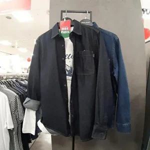 [셀러허브 1]뱅뱅 HC09 공용 가을 얇지않은 심플한 청남방 포켓포인트 모든연령대의 변함없는 아이템 청셔