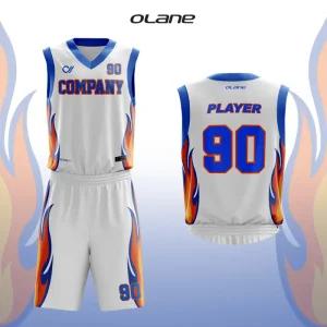 오레인 농구복 전사유니폼(BBJS003) 화이트 [단체주문]