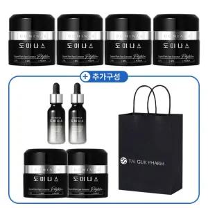태극제약 시즌5 도미나스 크림 5.0 트라넥삼산 기미 잡티 50g 6개 앰플2 쇼핑백1