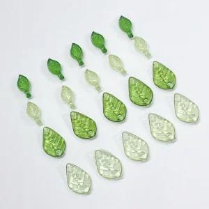 나뭇잎 비즈 구슬 매듭 팔찌 키링 끈갈피 비즈식물 만들기 DIY 공예 악세사리 재료 부자재