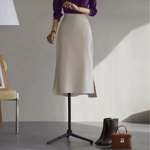 (안나앤플러스) A. 세온 에어분또 데끼 스커트[스커트D0804N09] 빅사이즈