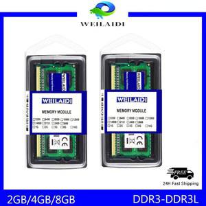 노트북 노트북용 SO 메모리 DDR3 DDR3L 2GB 4GB 8GB 16GB PC3 1333 1600MHZ 5V PC3L 10600 12800 35V