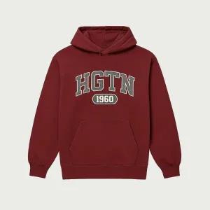 행텐틴즈 동백01 프렌치 테리 빅 로고 그래픽 후드티셔츠버건디  14540-031-854-11-487