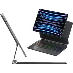 태블릿 케이스 거치 정품 아이패드 미니 6 7 A17 프로 매직 키보드 6세대 7세대 스마트 백라이트 포함 터치