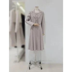 [갤러리아] [SOUP] 자켓 세트 핏 앤 플레어 원피스 SBATXM1