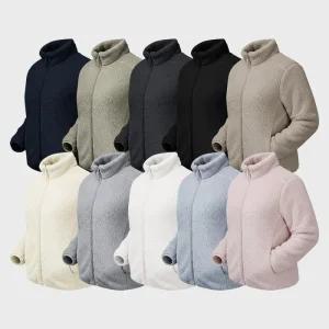 후리스 여성 플리스 자켓 뽀글이 집업 하이넥 양털자