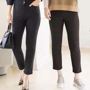 [마담4060] 포근한 기모 본딩팬츠 1+1세트