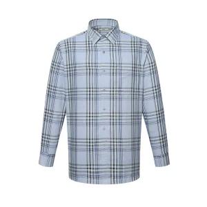 [닥스]코튼혼방 미듐체크 레귤러핏 블루__DKA2SHCL121B1