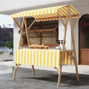 야시장 부스 가판대 현수막 천장보 접이 판촉 노점