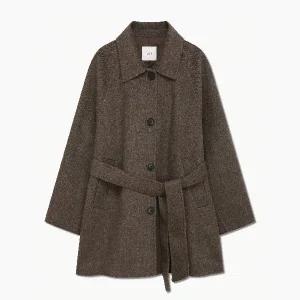 [리스트](대전신세계)울 래글런 핸드메이드 하프 코트