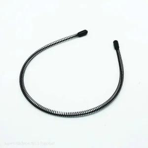 스프링 코일 매트 철사 헤어 머리 띠 메탈 컬러 반묶음 올림머리 별 포니테일 헤어 집게 핀