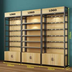 디스플레이 랙 슈퍼마켓 선반 다층 편의점 제품 캐비닛 철제 매대 전시대 정리 수납장