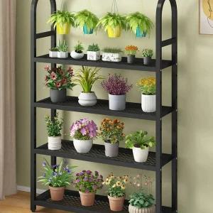 꽃집 매장 진열장 진열대 화분 철재 인테리어 장식장