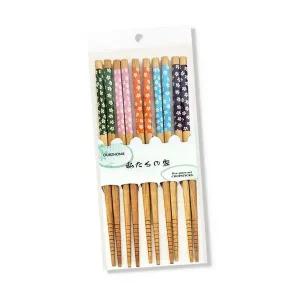 [셀러에이드]직선원목젓가락 라면 튀김 집기편한 안정적인 신혼젓가락 5p 블라썸