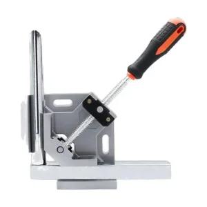 용접직각클램프 각파이프 고정 단손잡이 용접 알루미늄 바이스 핸들