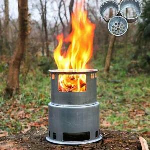 캠핑난로 캠핑용 야외용품 가정용 미니화로 원통형 소형 화롯대 불멍 화로대lmn346