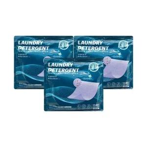 테크 한장빨래 효소캡처 라벤더 시트세제 15매 x 3팩