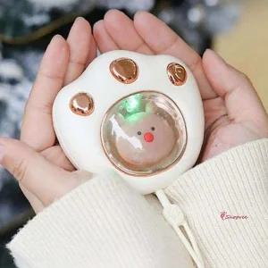 충전손난로 충전식 캐릭터 전기 휴대용 핫팩 전자 워머 고양이 온열팩 핸드abc796