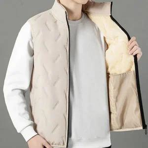 남자 패딩 조끼 경량 데일리 아우터 남성 방한 조끼 겨울 아웃도어 작업용 축열 보온 방풍 작업 등산
