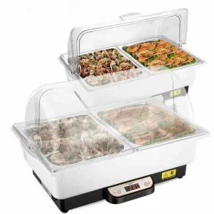 뷔페용 사각워머 보온 차핑 챠핑디쉬 디스펜서 워머 식당