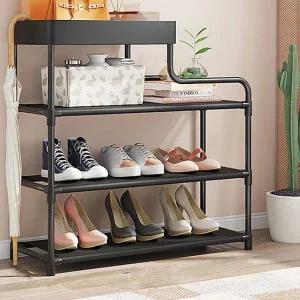 신발 수납장 현관 4단 신발장 신발 정리대 정리 선반 조립 정리함 베란다 다용도 좁은 모던 슬림 원룸