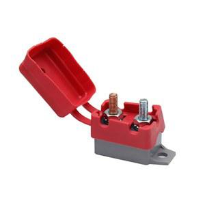 배터리 충전기, 트럭, 버스, 전기 자동차, 자동차 엔진 등을 위한 커버 스터드 볼트가 있는 15A DC 12V - 24V 48V 자동 리셋 회로 차단기, C00-15A