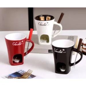 픽바이 세라믹 퐁듀 머그컵 잔 치즈 유럽식 멜트 200ml