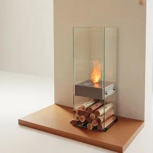 불멍난로 에탄올난로 램프 화목 인테리어 유리 소품
