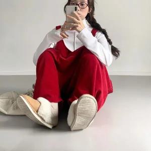 [하프클럽/]여자 큰주머니 오버롤 큰사이즈 점프수트