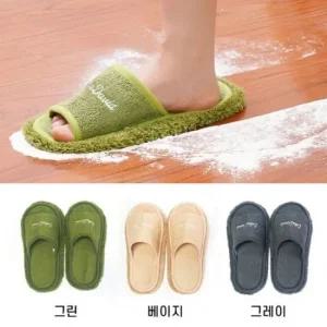 청소 슬리퍼 얼룩제거 패드 극세사 거실화 사무실 극세사 먼지슬리퍼