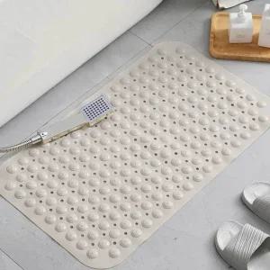 화장실 고무 욕실매트 46x77cm 타일흡착 밀키베이지 (WFB2C1C)