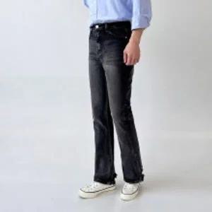 2JMM 2072 1 남자 세미와이드 부츠컷 데님팬츠