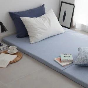 [뜨란채] 3단접이식 생활방수 압축요매트(커버+요솜) 싱글(S)