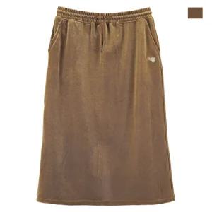 [원더플레이스][골라(GOLA)] 우먼 벨벳 미디 H라인 스커트