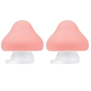 꼬꼬노리 아기 노리개 젖꼭지 쪽쪽이 반투명 핑크 X2