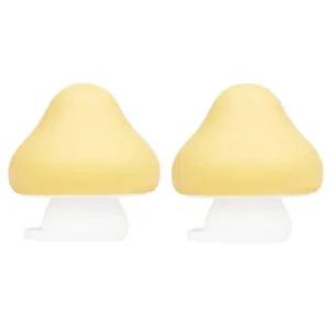 꼬꼬노리 노리개 젖꼭지 쪽쪽이 화이트 옐로우 X2개