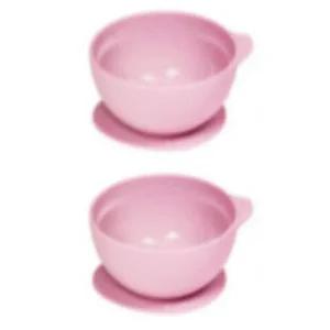 꼬꼬노리 유아 식기 실리콘 흡착볼 간식볼 핑크 X2개