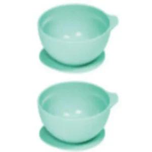 꼬꼬노리 유아 식기 실리콘 흡착볼 간식볼 민트 X2개