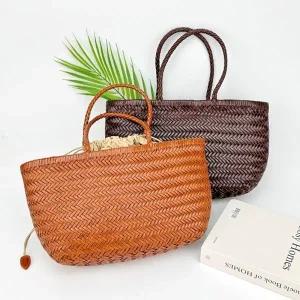 [아도라하우스]어반백 여성메쉬백 드래곤백 가죽 메쉬 숄더백URB_W036