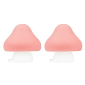 꼬꼬노리 아기 노리개 젖꼭지 쪽쪽이 화이트 핑크 X2