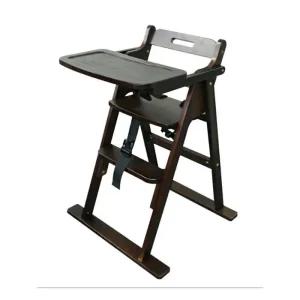 플라팜 루씨드 원목 접이식 아기 유아 의자 엔틱오크