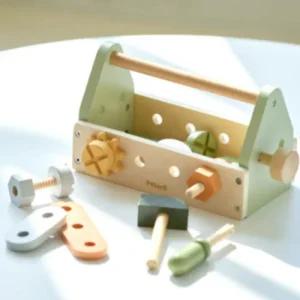 폴라비 원목 공구놀이 세트 소근육 장난감 3살 남아