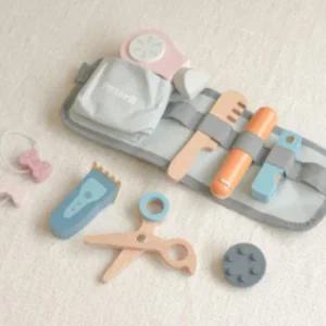 폴라비 원목 미용실 헤어샵 역할놀이 장난감 여아선물