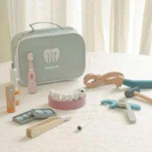 폴라비 원목 치과놀이 병원놀이 장난감 세트 선물